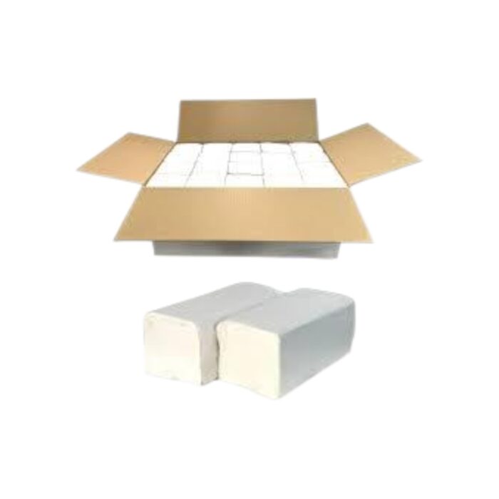 ZICK ZACK HANDTÜCHER 3200 STCK 22*24 CM NATURELL 2-LAGIG