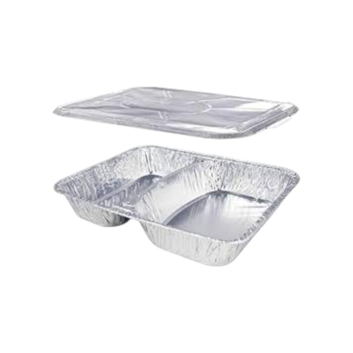 ALUSCHALE 2-GETEILT MIT DECKEL R 808 VE 100 TIEF